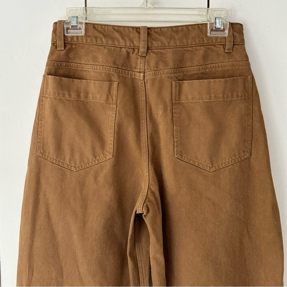 Nili Lotan Tribeca Pant in Coffee Sz 4 Barrel - Picture 9 of 12